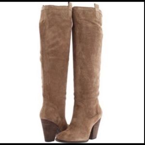 Vince Camuto Braden Taupe Suede Boot